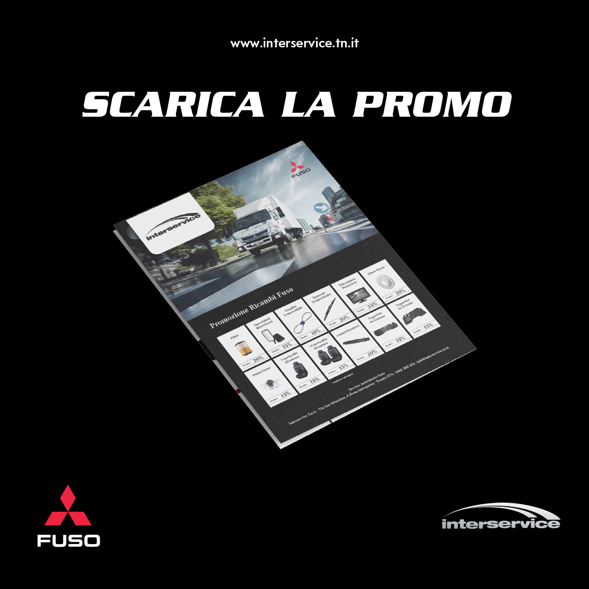 Scarica la promo rivista prodotti Fuso Interservice